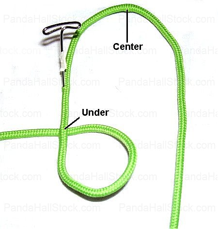 How to tie a knife lanyard knot step1